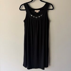 Michael Kors Black Embellished Mini Dress